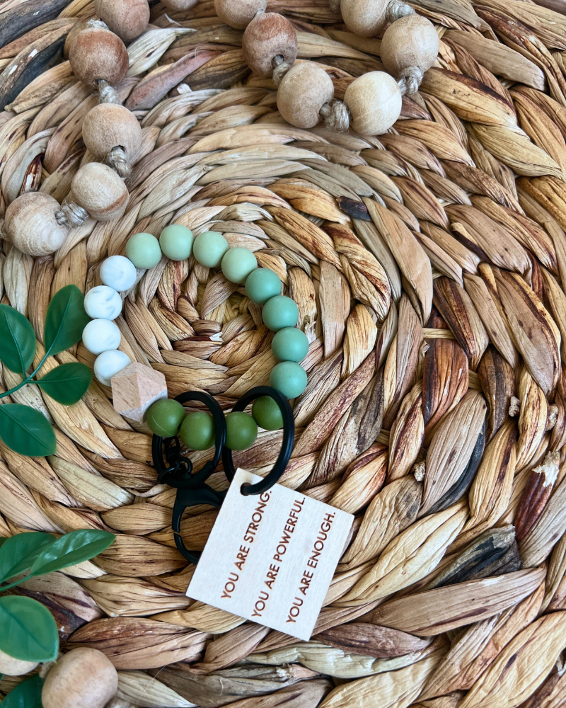 Let's Go Green Wristlet