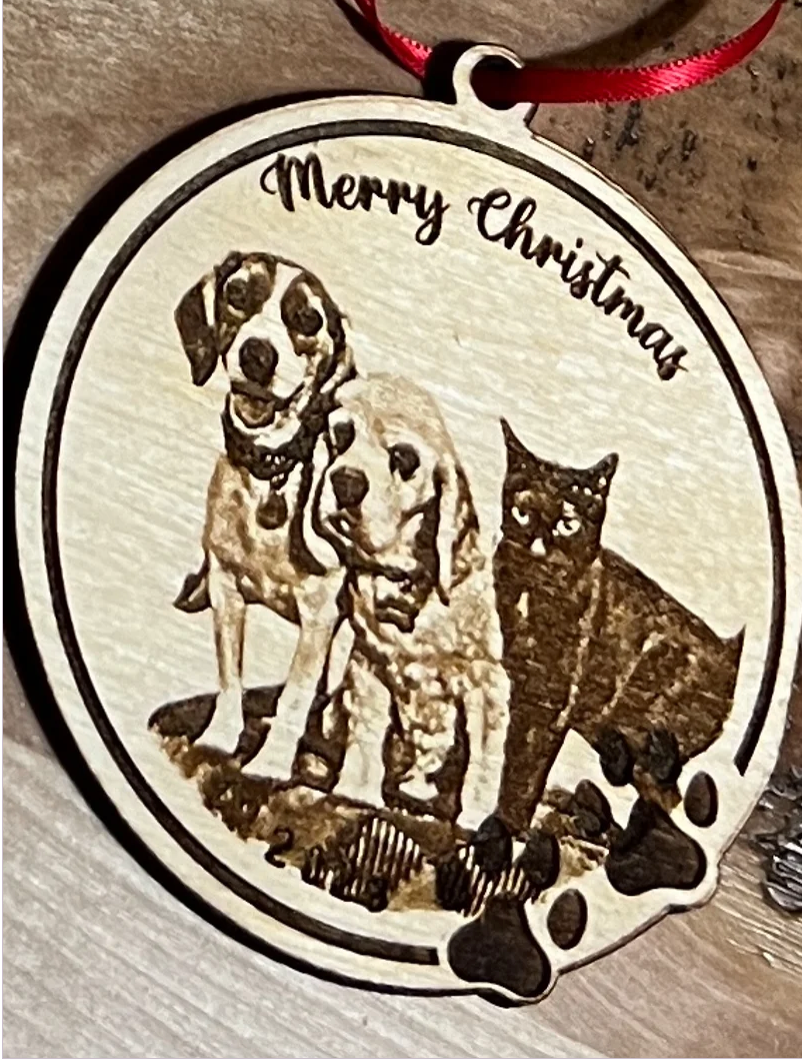 Personalized Pet Photo Ornament