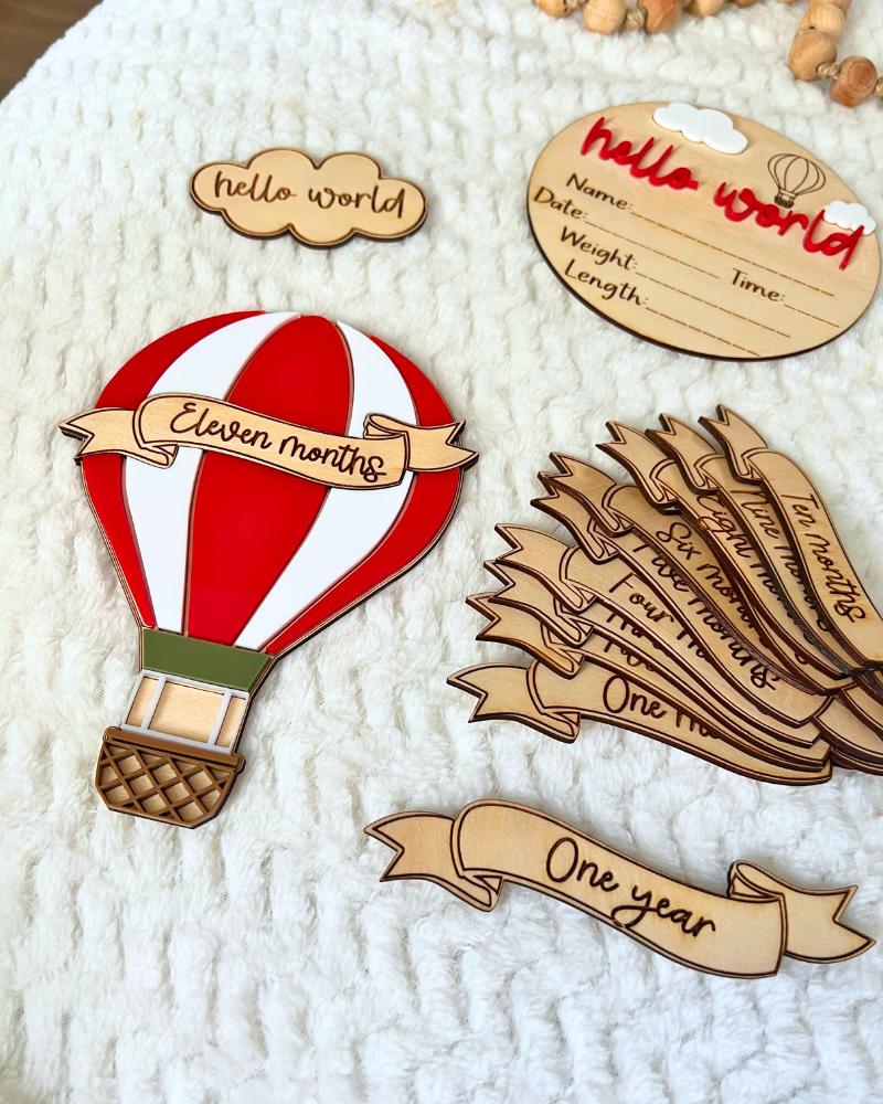 Up, Up & Away Monthly Milestones