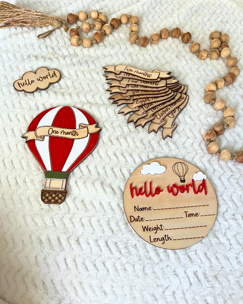 Up, Up & Away Monthly Milestones