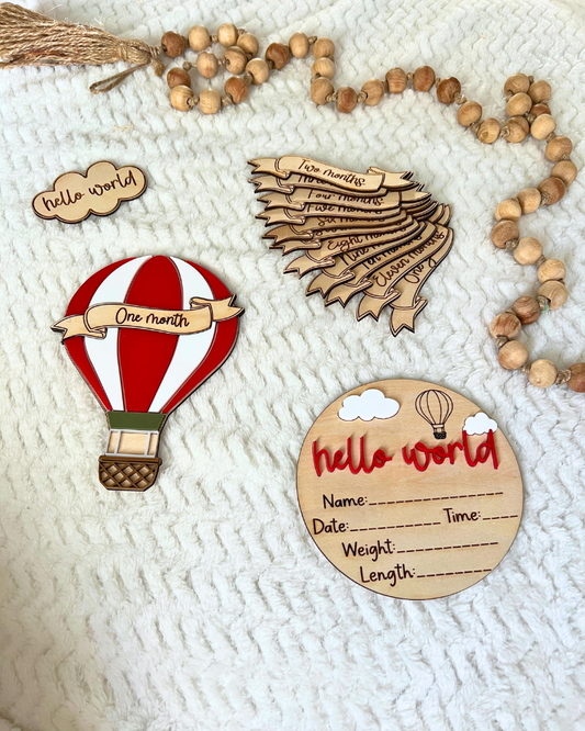 Up, Up & Away Monthly Milestones