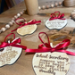 Apple Ornaments for School Staff