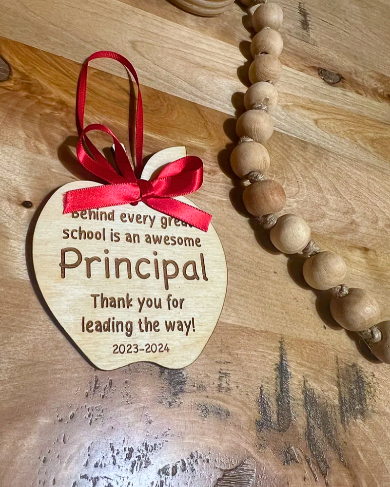 Apple Ornaments for School Staff