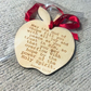 Apple Ornaments for School Staff