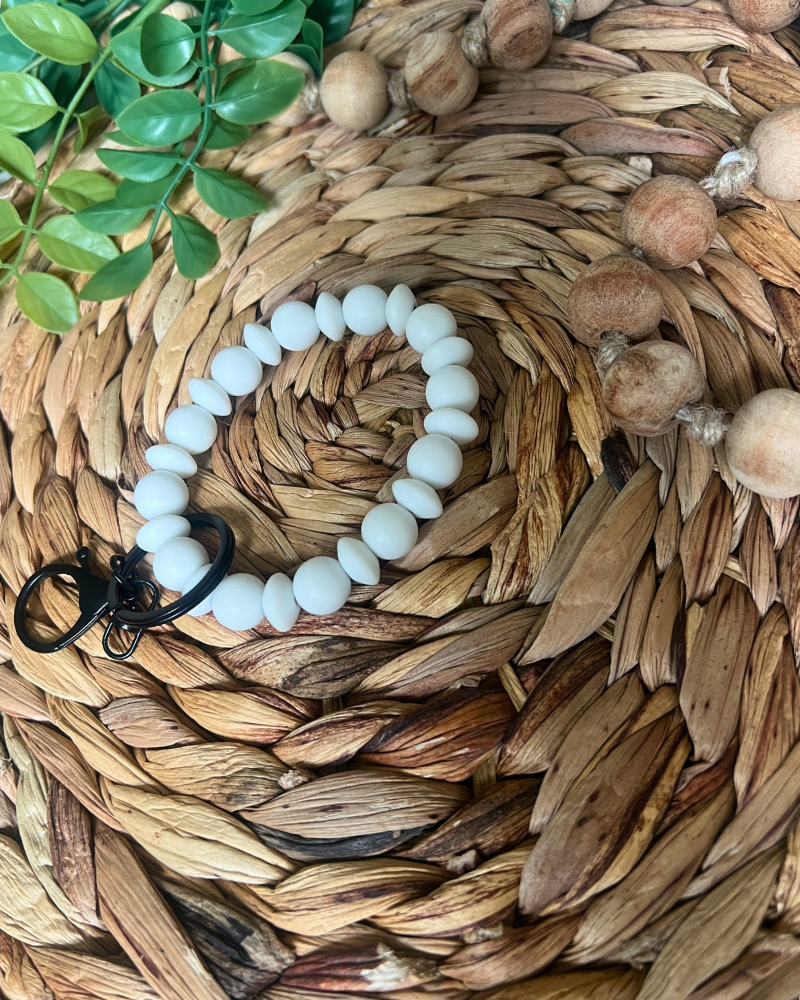 Delicate White Wristlet