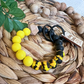 Coal Sundance Sunflower Wristlet