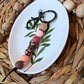 Vintage Floral Keychain